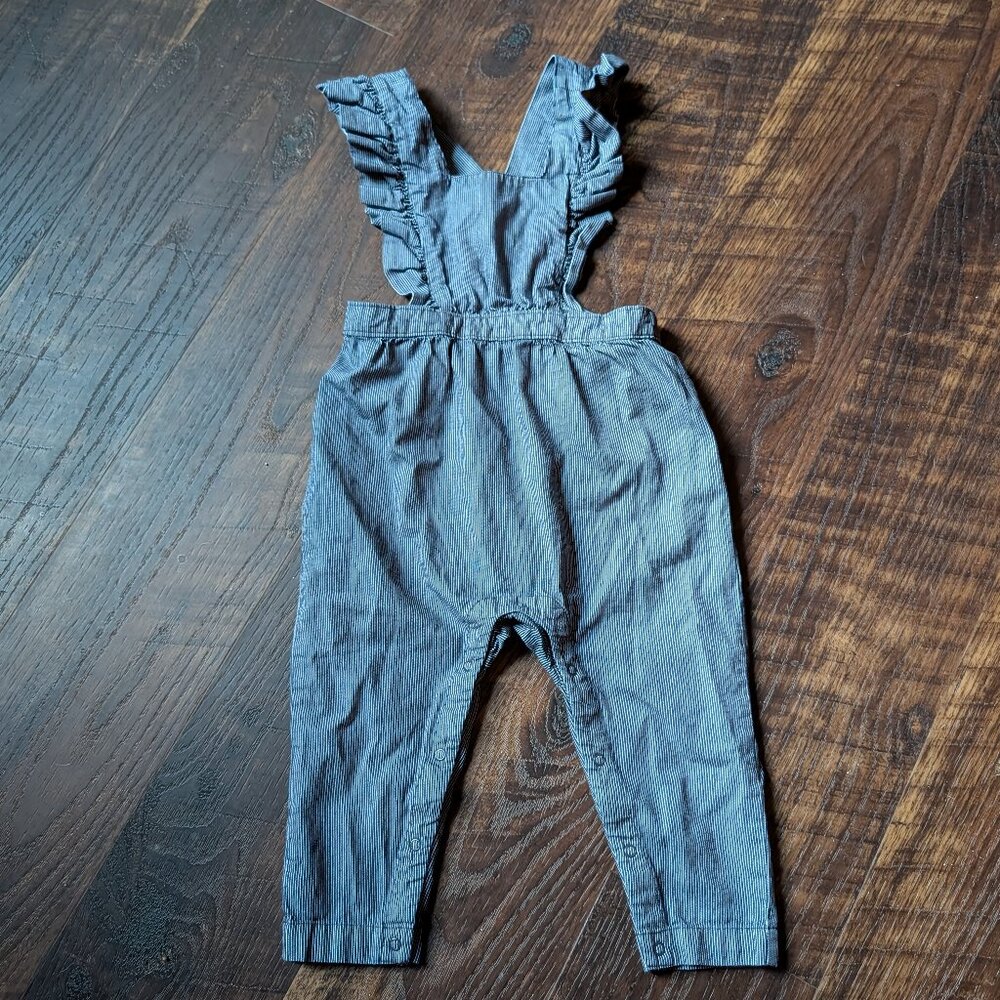 Tea Collection Ruffle Overalls